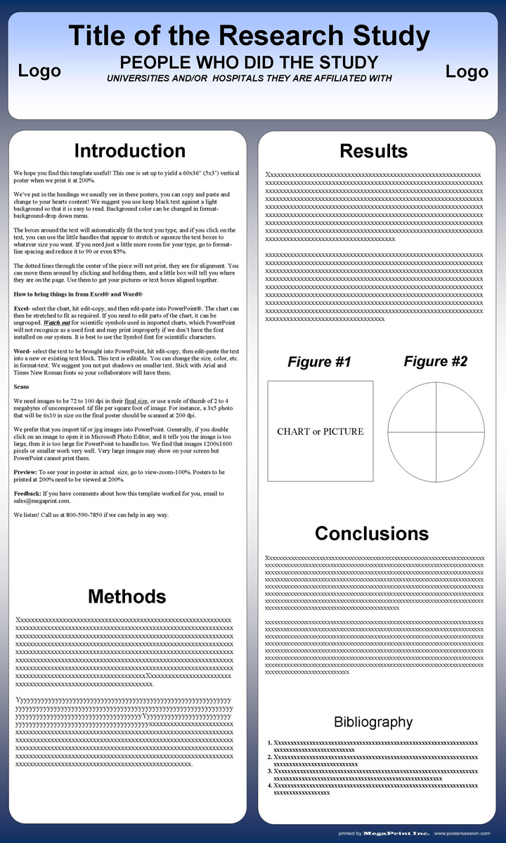 free powerpoint research poster template